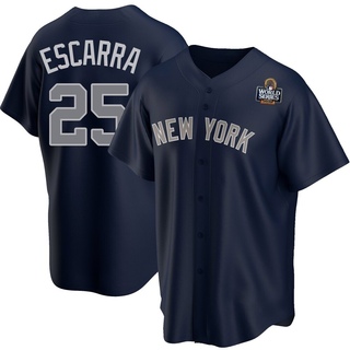 Replica J.C. Escarra Men's New York Yankees Alternate 2024 World Series Jersey - Navy