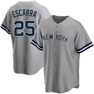 Replica J.C. Escarra Men's New York Yankees Road Name Jersey - Gray